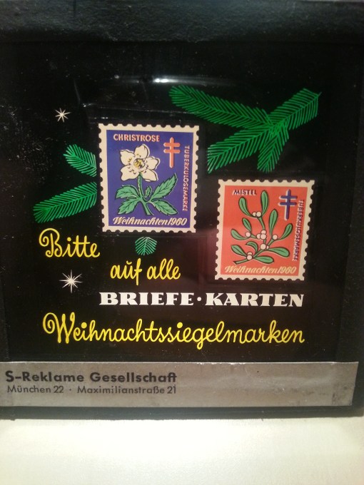 Kinodia 1960 Weihnachtssiegelmarken BRD