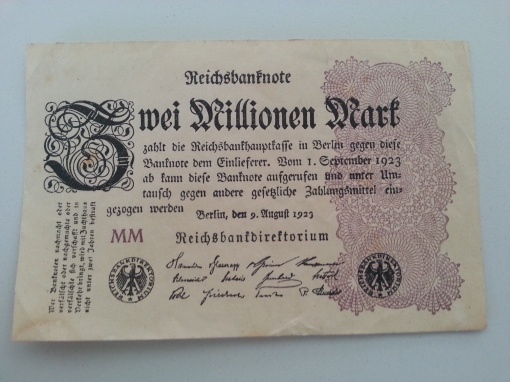 Inflation 2Mio 19230809