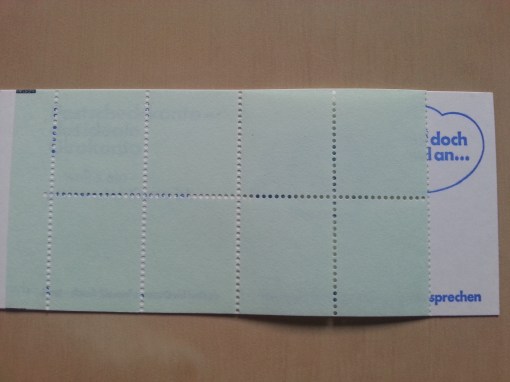 Markenheftchen Testmarken