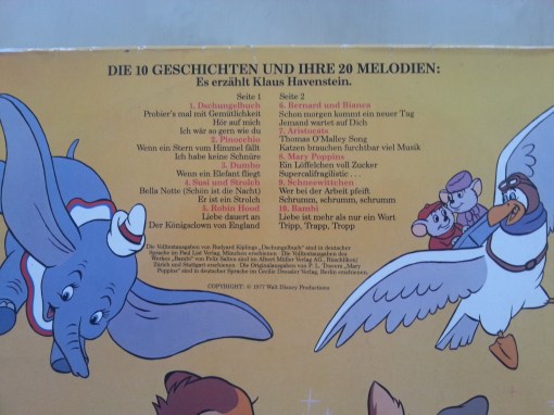 Walt Disney Schallplatte