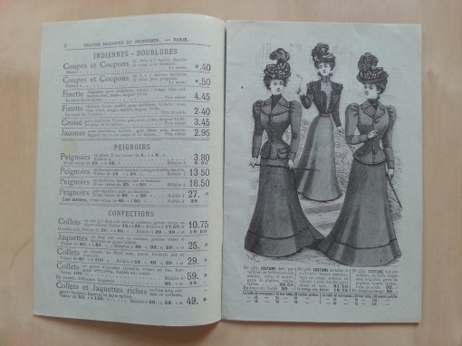 Printemps Paris Katalog 1898