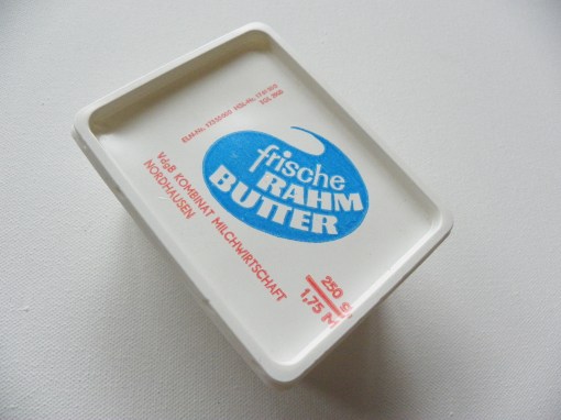 Frische Rahmbutter