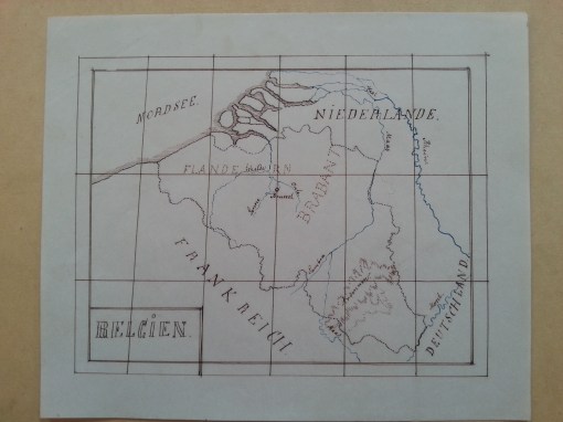 gezeichnete Landkarten