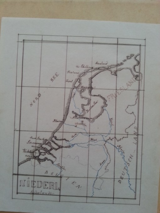 gezeichnete Landkarten