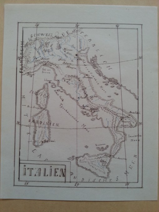 gezeichnete Landkarten