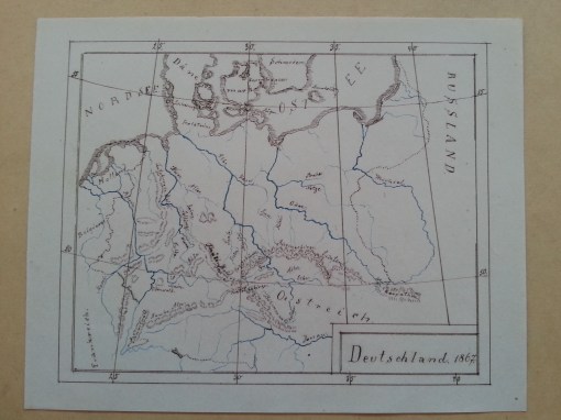 gezeichnete Landkarten