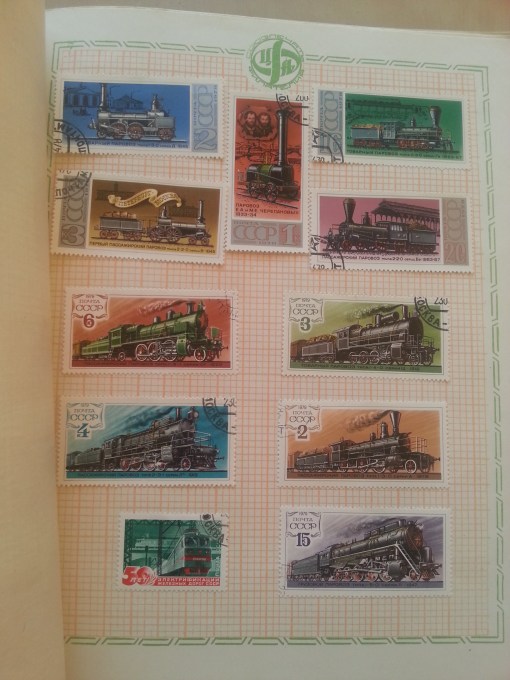 Briefmarken Heft Transport Sowjetunion