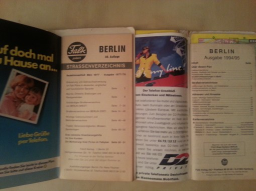 Stadtplan Falkplan Berlin 1977 1994