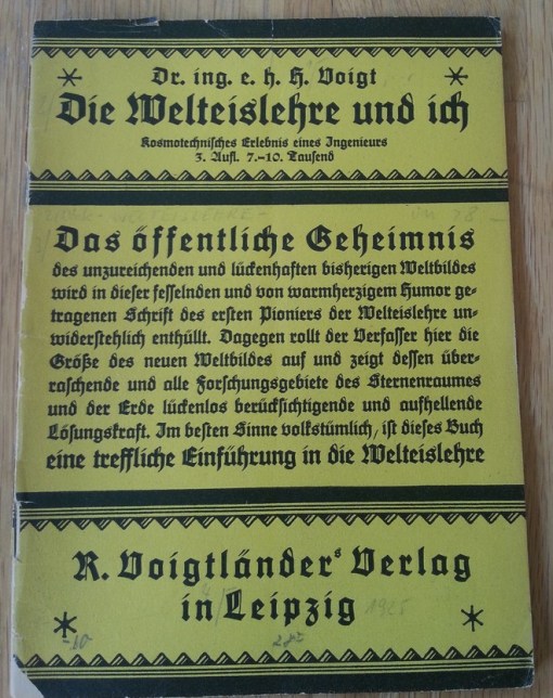 Buch Die Welteislehre und ich