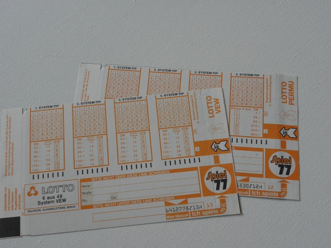 Lottoscheine BRD