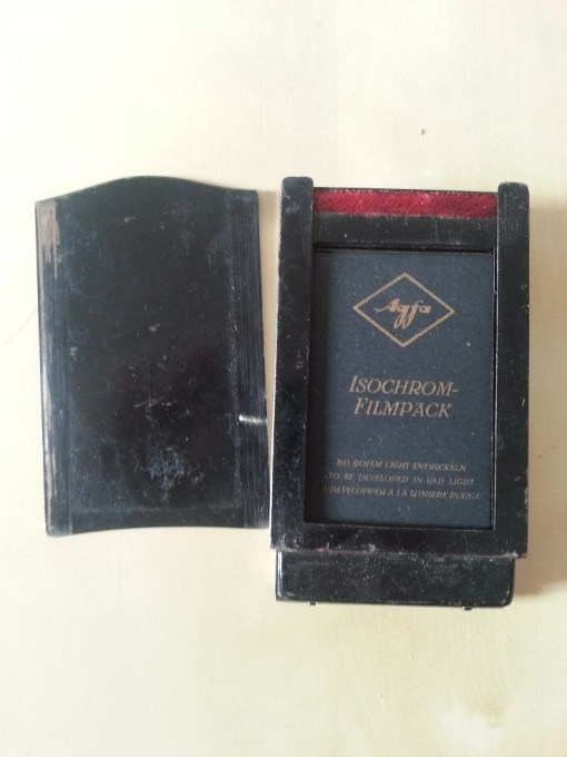 Photoplatten Agfa Isochrom Filmpack