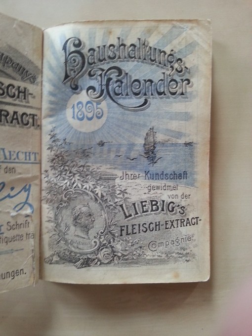 Liebig Haushaltungs-Kalender 1895