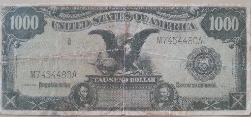 Werbung Herrenladen 1000 Dollar