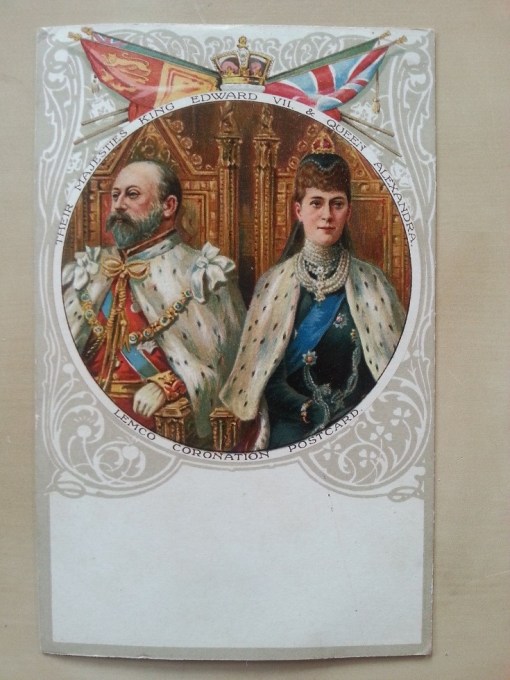 Liebig Postkarte Krönung 9. August 1902