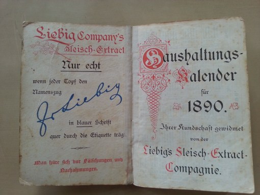 Liebig Haushaltungs-Kalender 1890
