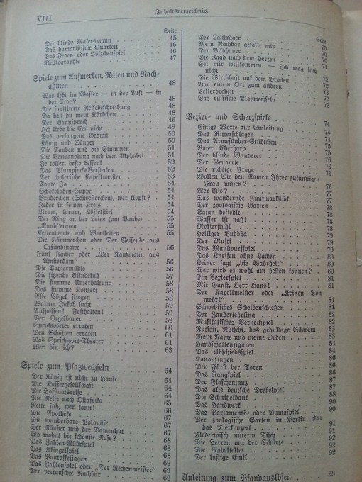 Das große Spielebuch um 1920