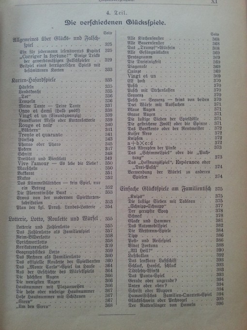 Das große Spielebuch um 1920