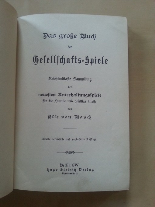 Das große Spielebuch 1901
