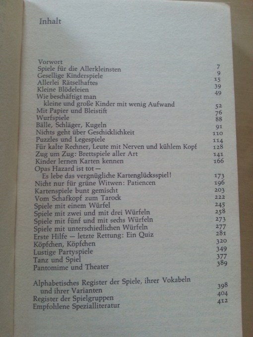 Das große Spielebuch 1970 Robert Lemke