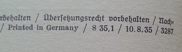 Liederbuch der Wehrmacht 1935 