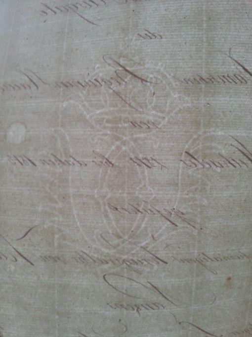 von Damm Wasserzeichen