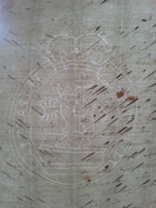 von Damm Wasserzeichen