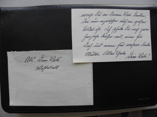 Feldpostbrief Opa Monika 1939