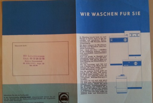 DDR Prospekt Hausgeräte