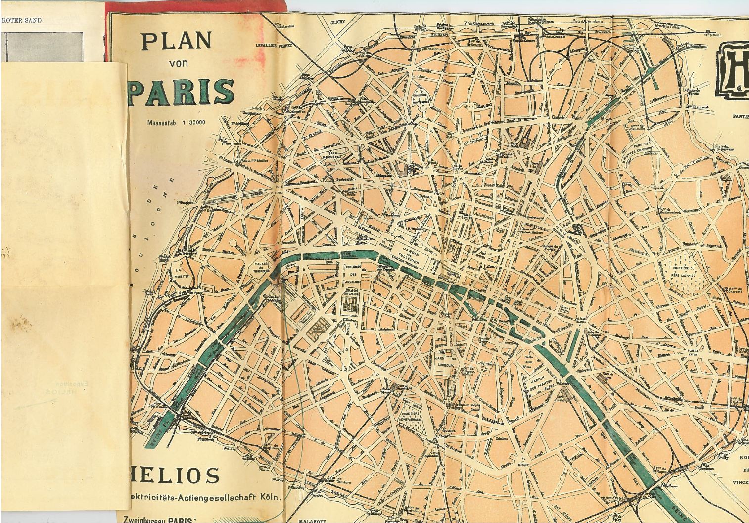 Helios Führer durch Paris, herausgegeben anläßlich der Pariser Welt-Ausstellung 1900