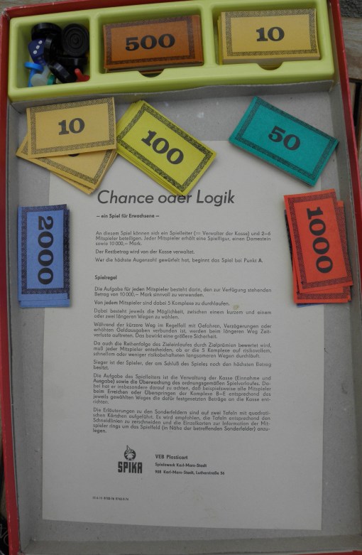 DDR Spiel Chance oder Logik