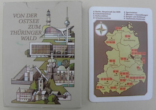 DDR Quartettspiel Von der Ostsee zum Thüringer Wald