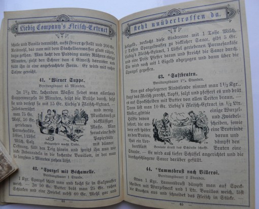 Liebig Haushaltungs-Kalender 1893