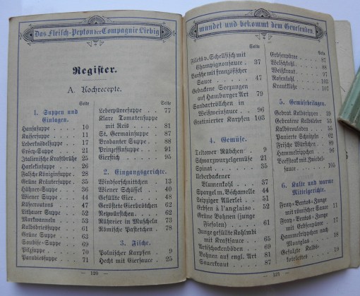 Liebig Haushaltungs-Kalender 1893