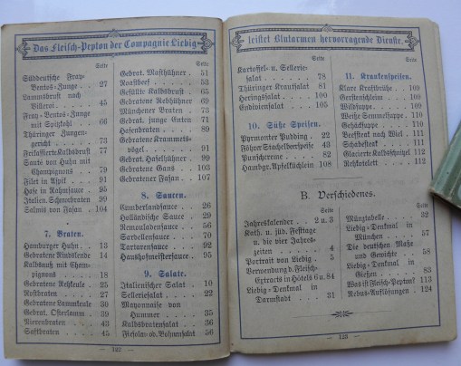 Liebig Haushaltungs-Kalender 1893